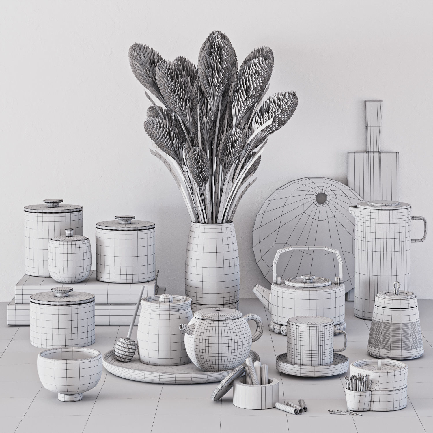 tableware004 3D model_4
