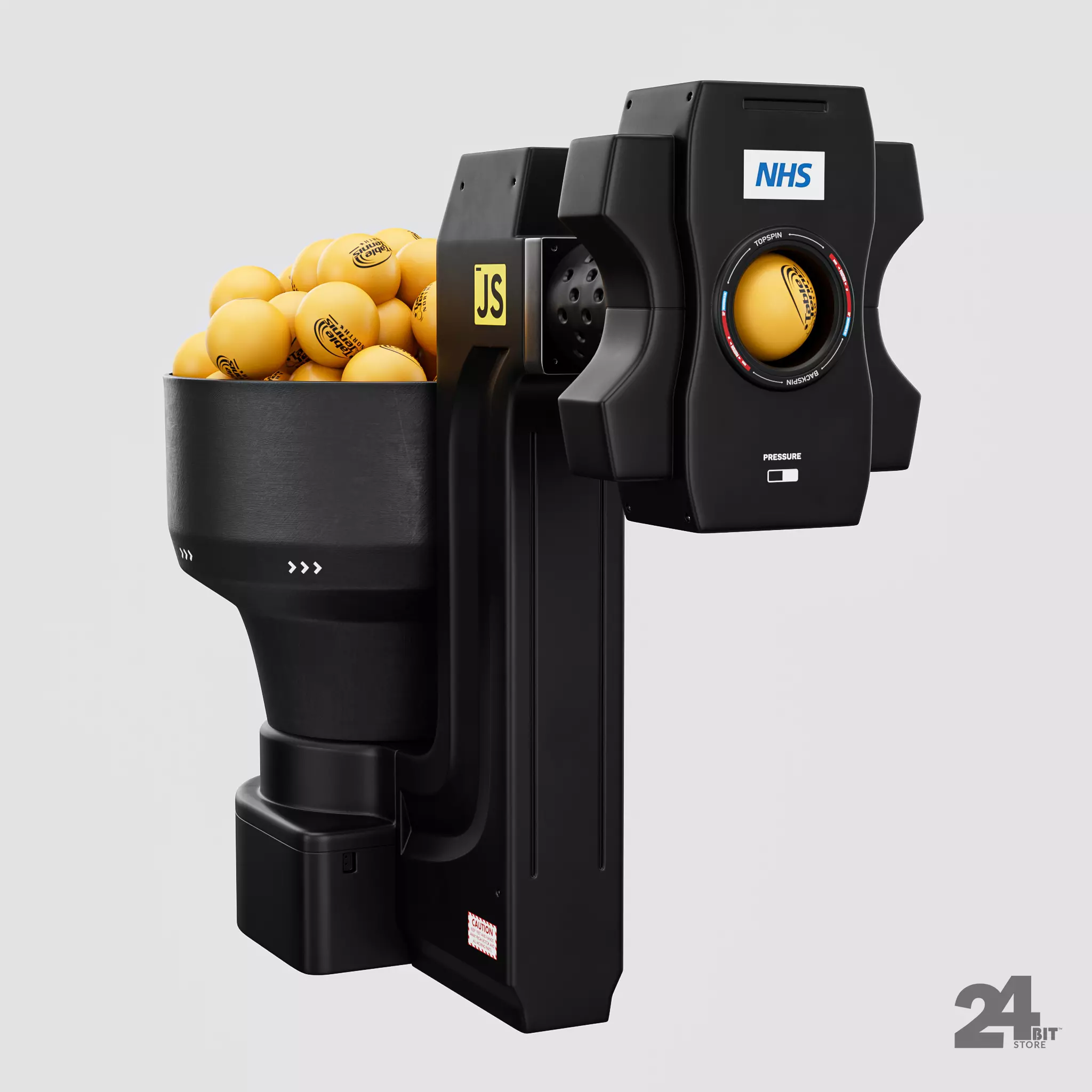 Table Tennis Robot Low-poly 3D model_0