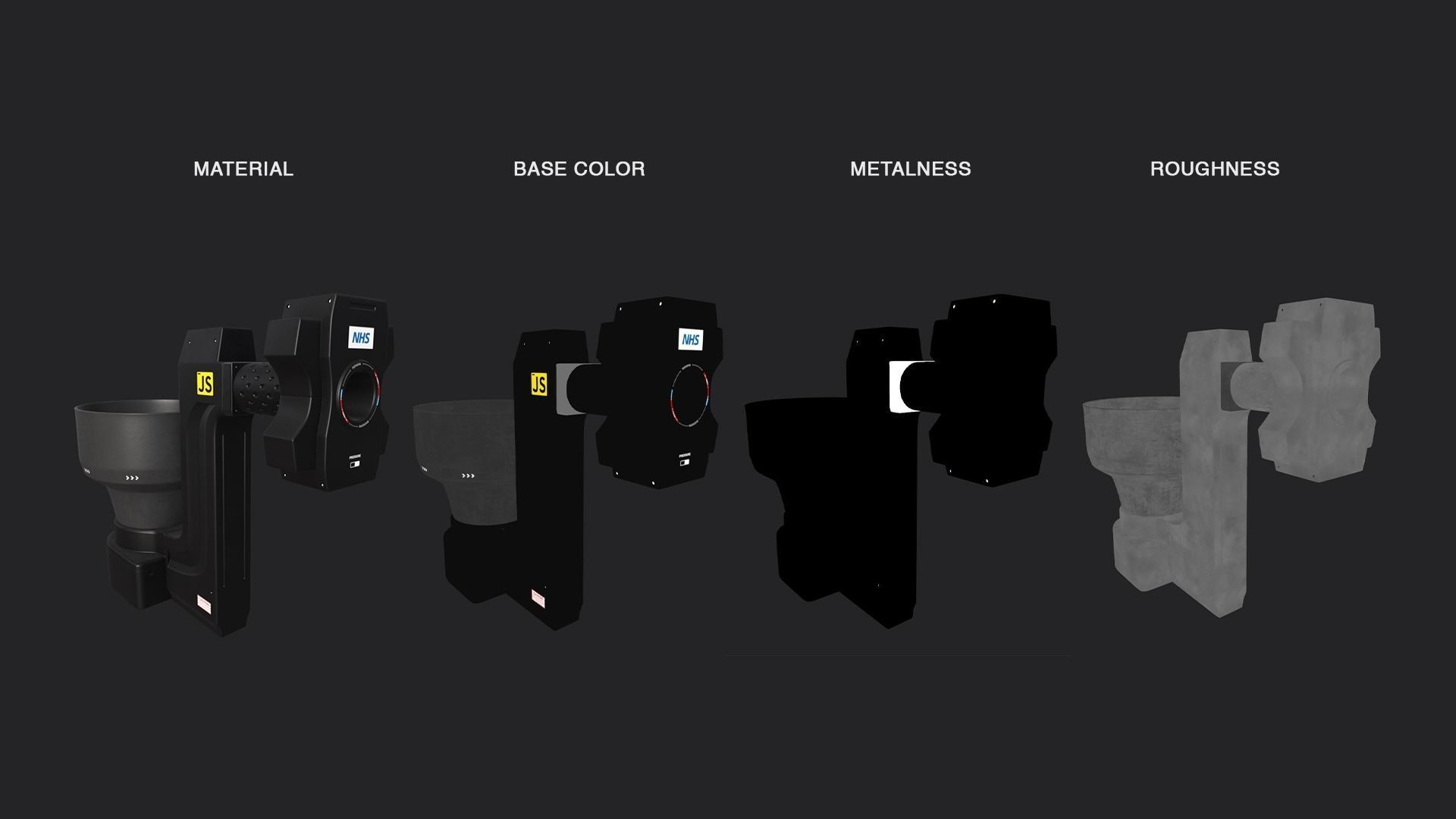 Table Tennis Robot Low-poly 3D model_3