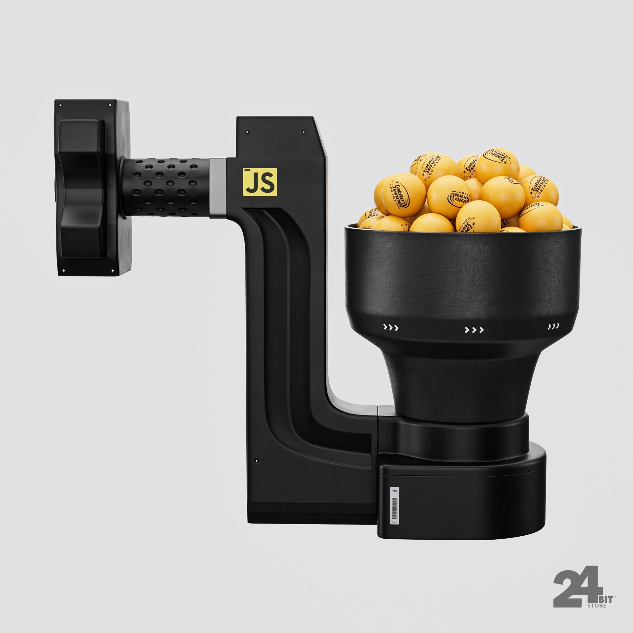 Table Tennis Robot Low-poly 3D model_1