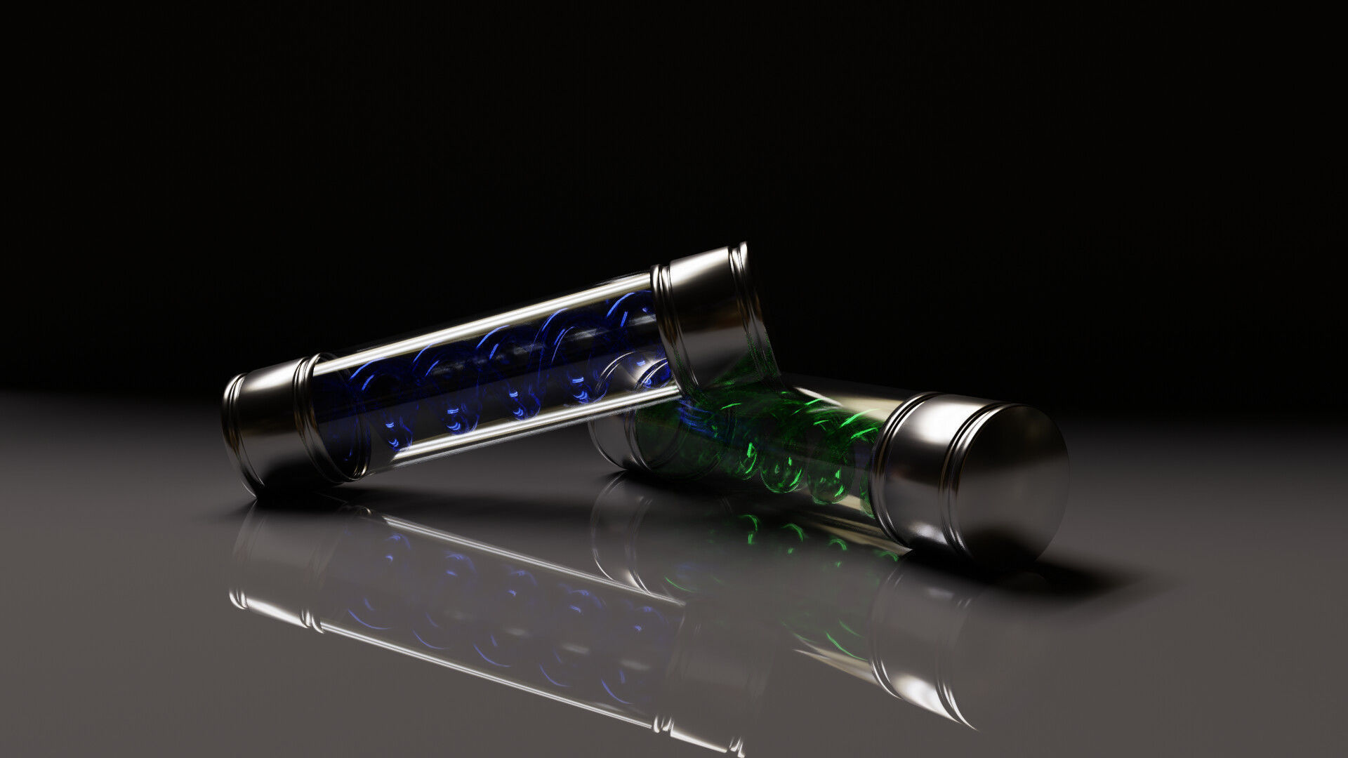 T Virus and Antivirus 3D model_2