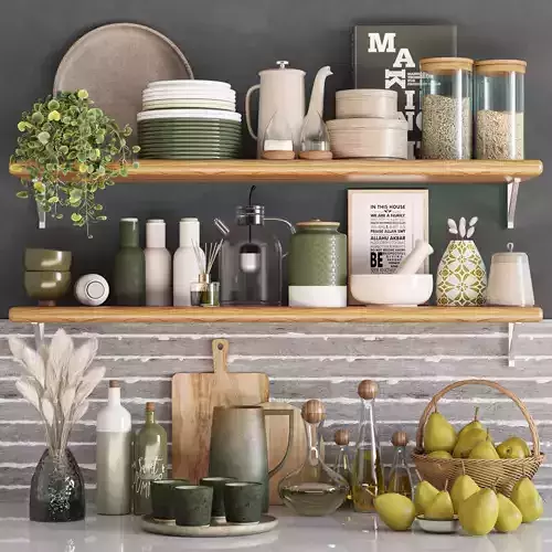 kitchen accessories025 3D model