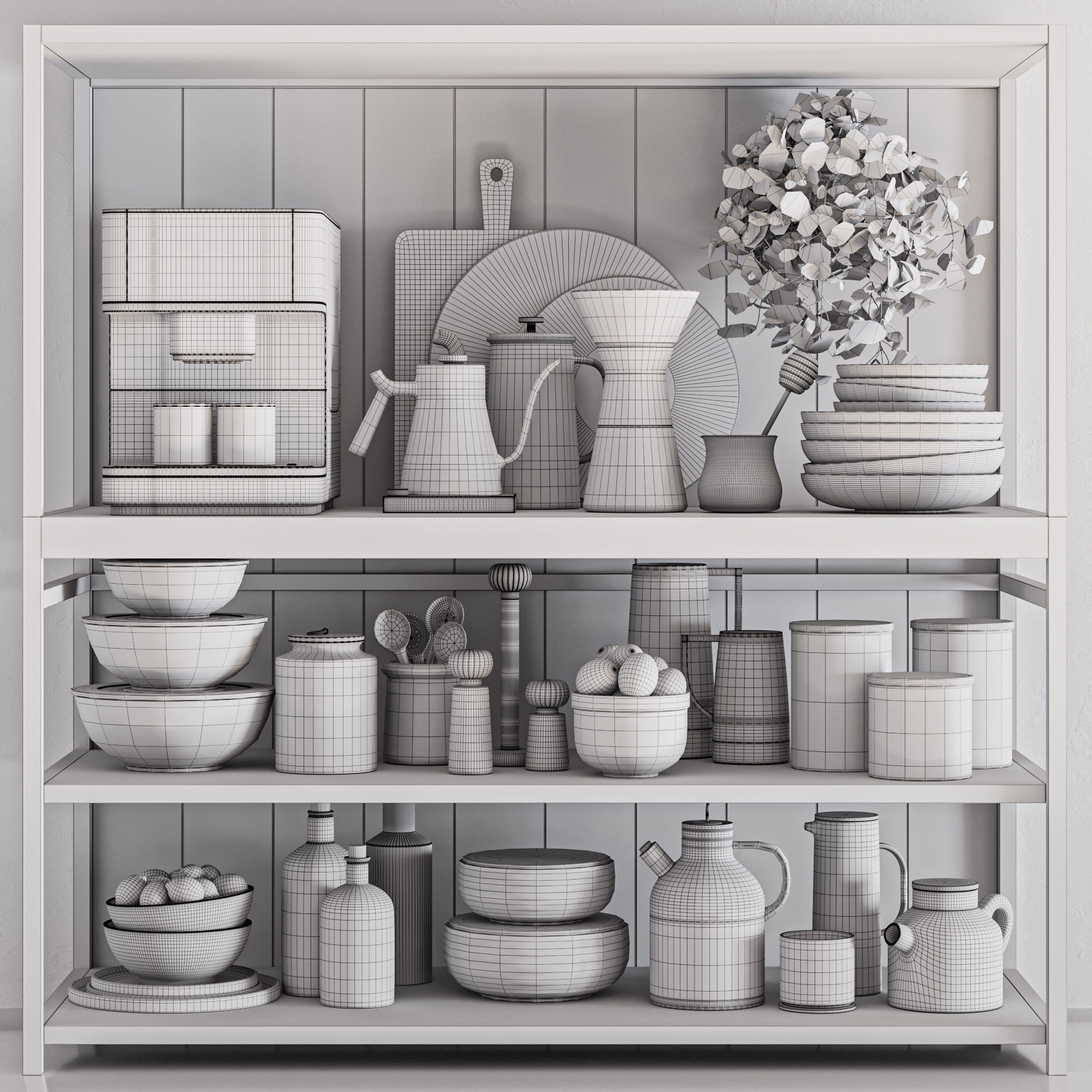 kitchen accessories026 3D model_5