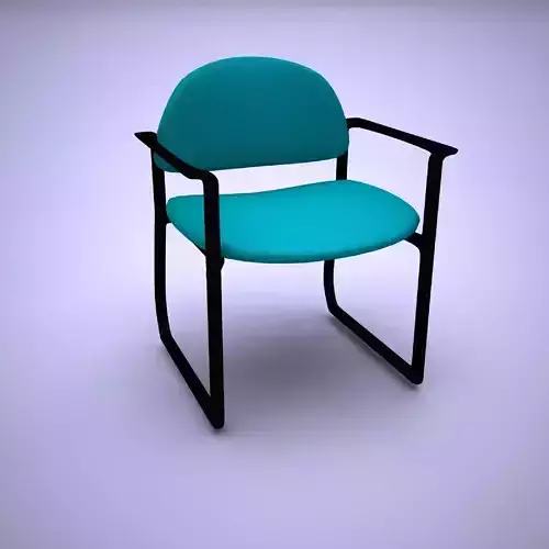 Chair 01 modelled in Lightwave 3D