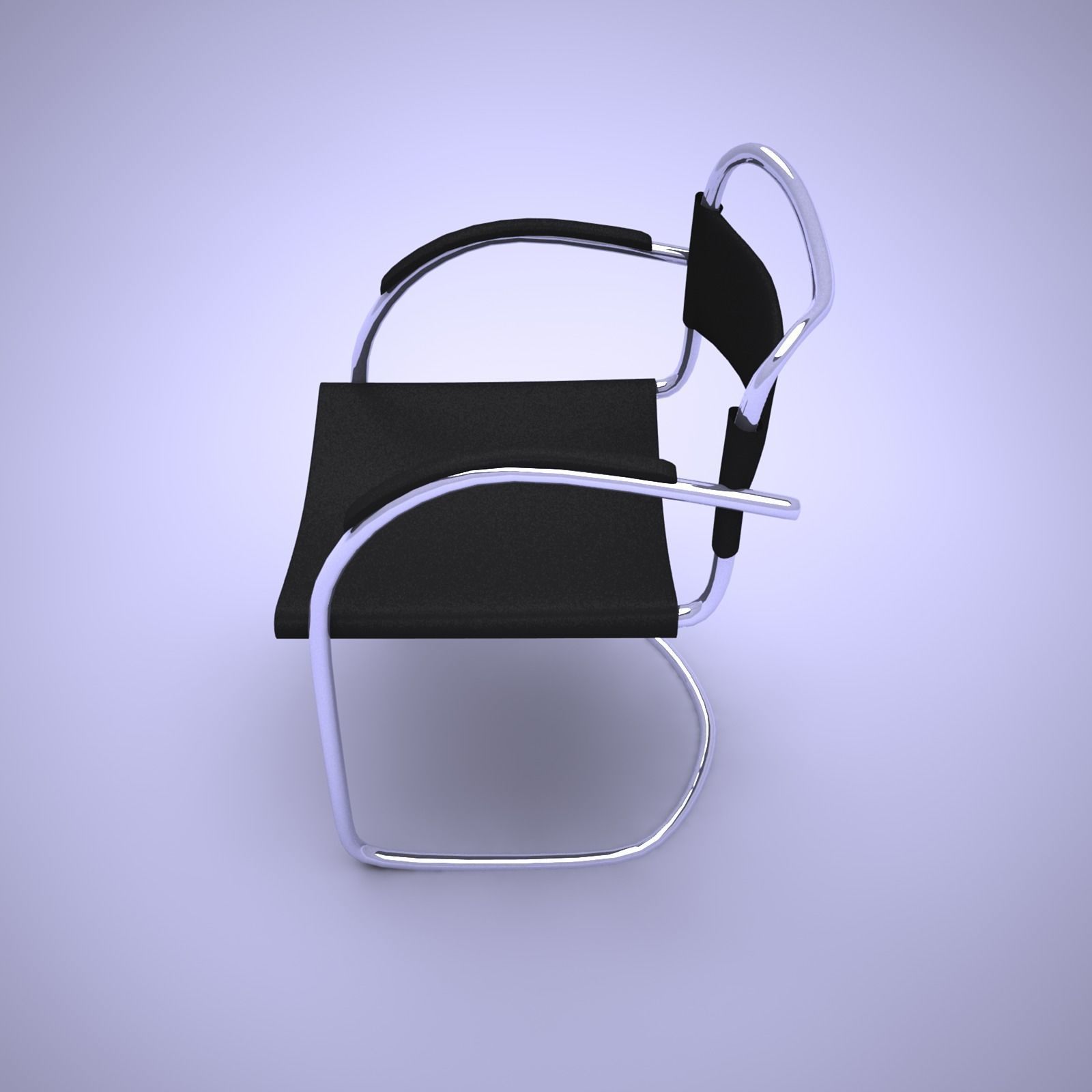 Chair 02 modelled in Lightwave 3D 3D model_1