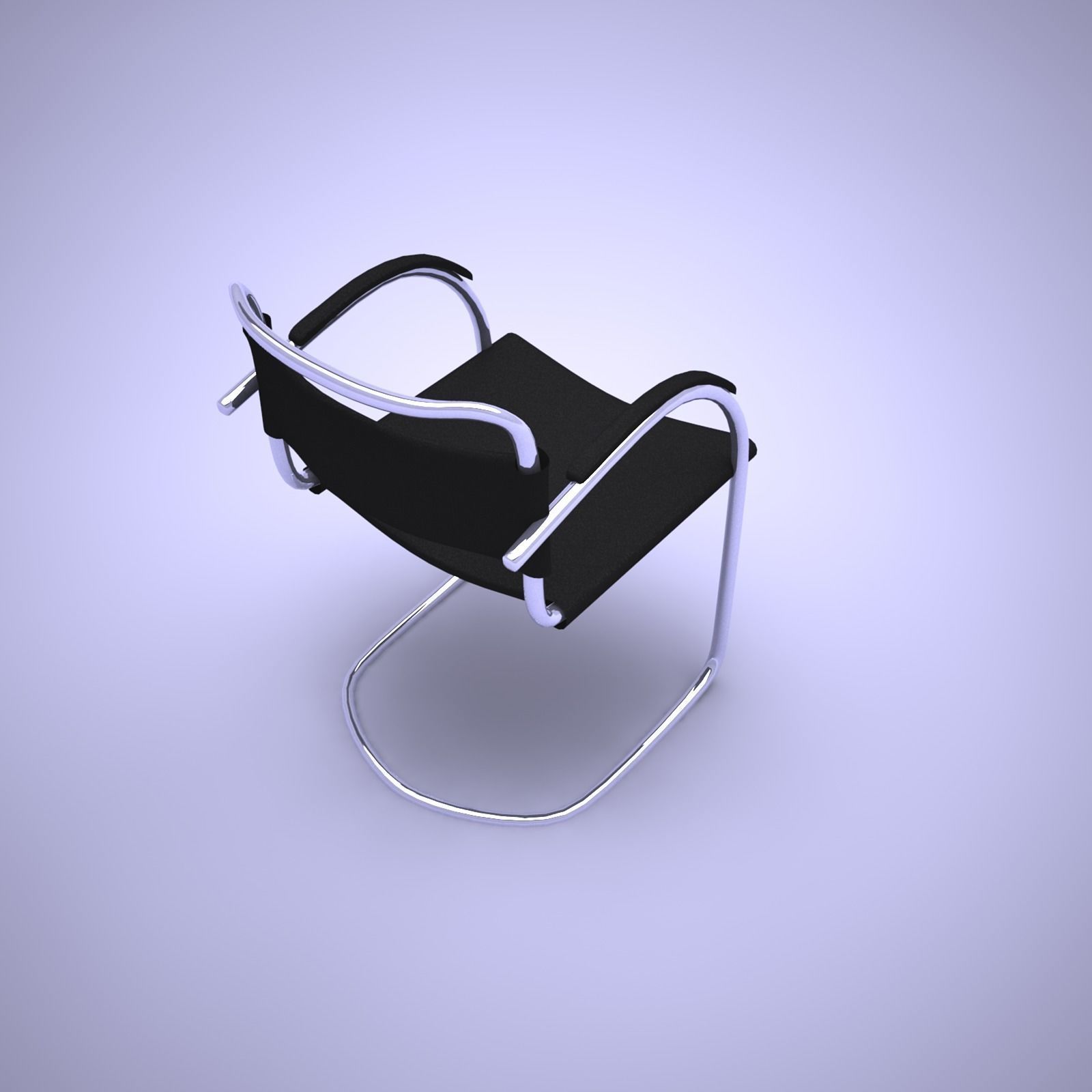 Chair 02 modelled in Lightwave 3D 3D model_2