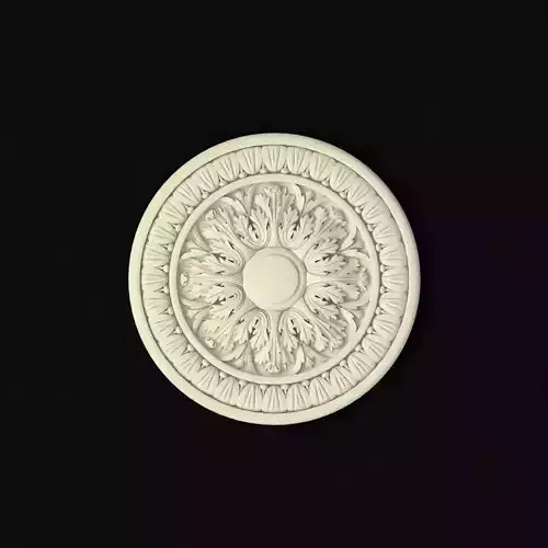 rosette circular medallion