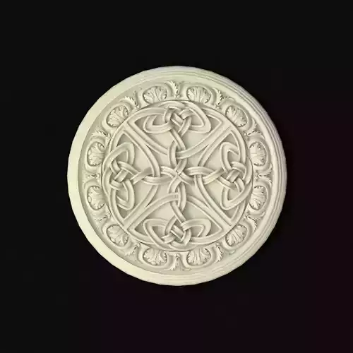 rosette celtic medallion
