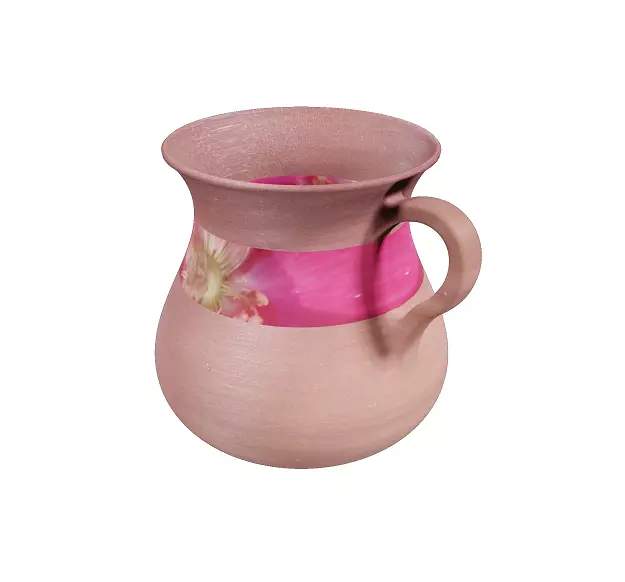 Classic Water Jug Low-poly 3D model_0