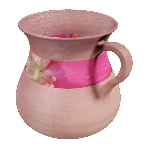 Classic Water Jug Low-poly 3D model_1