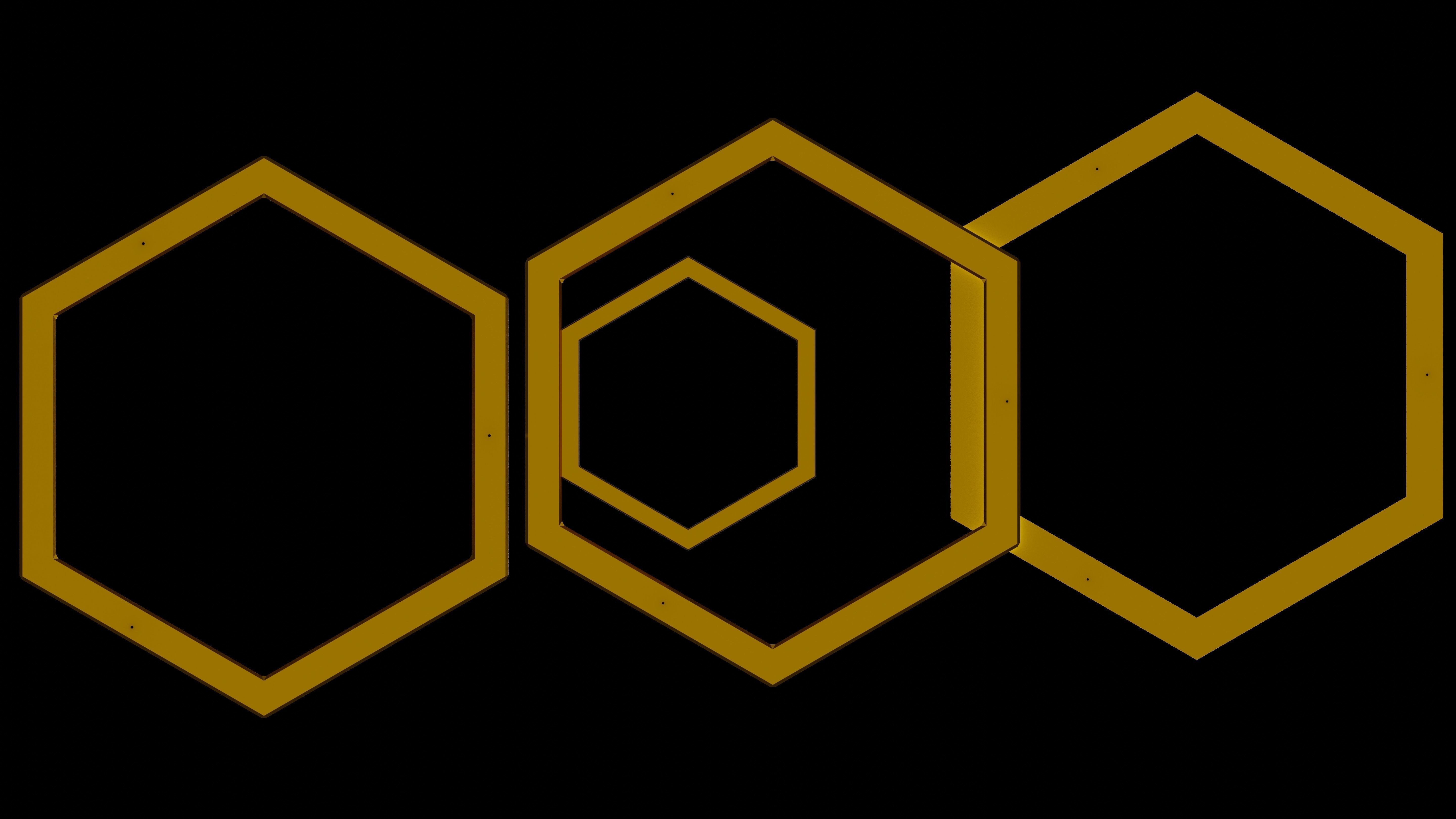 Geometric Lighting Pendant 3D model_3