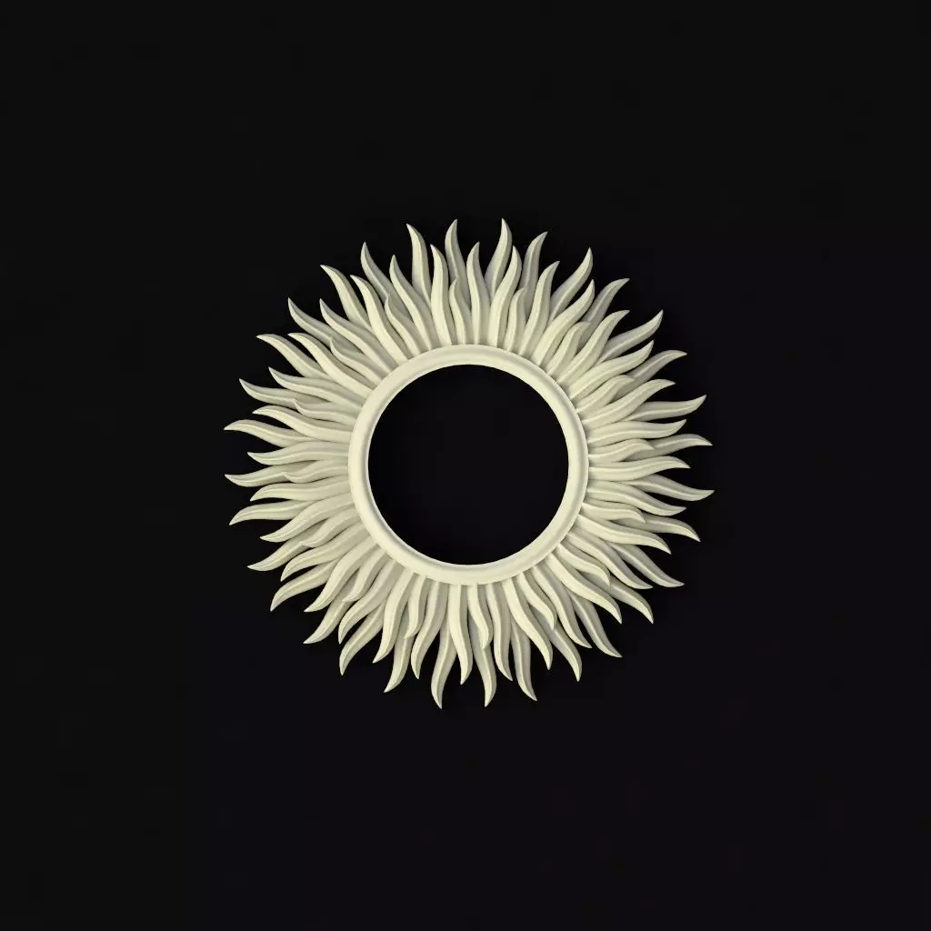 rosette dekor 3D model_0