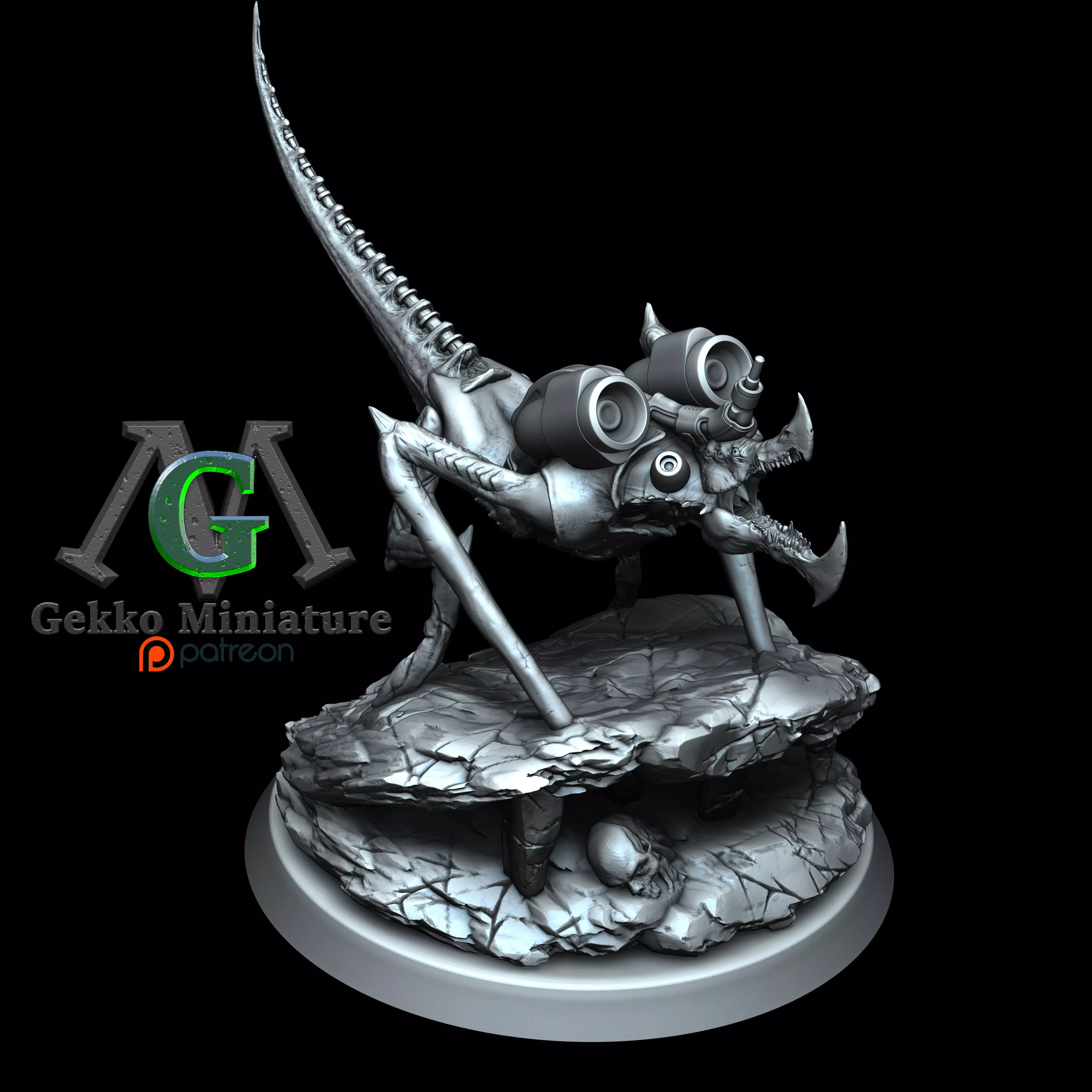 Minionmonster silver statue of bug 3D print model