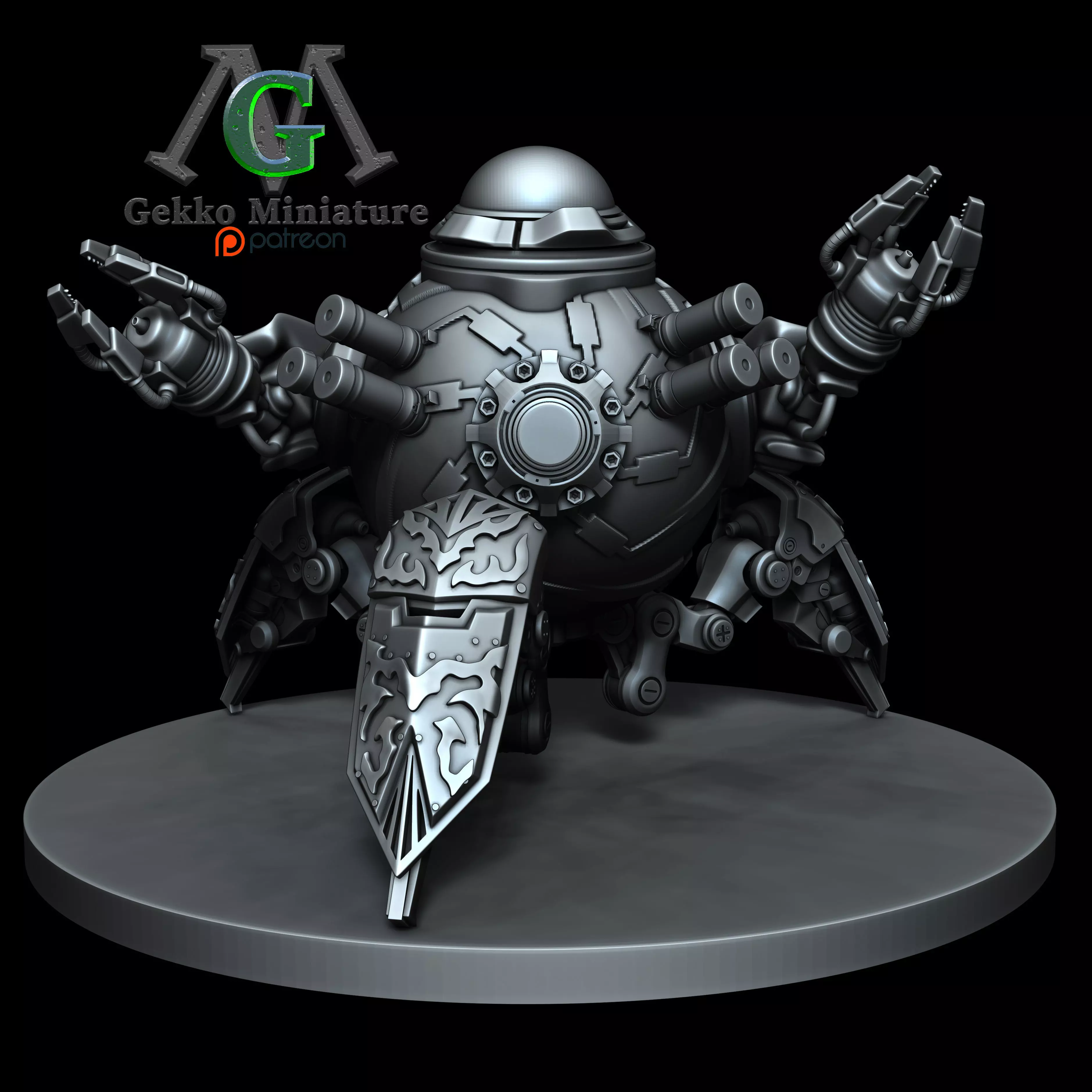 Irobot armored robot 3D print model_0