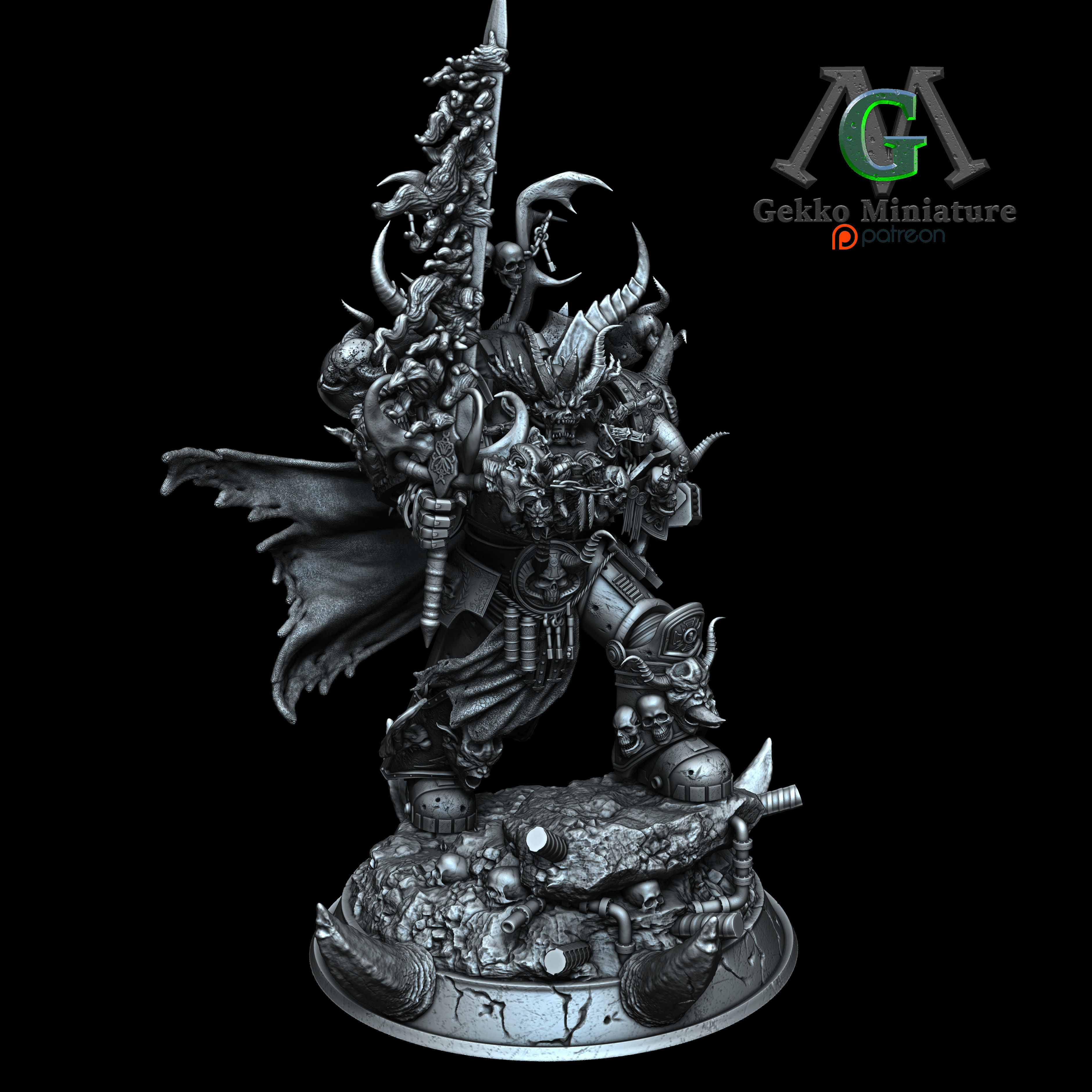 Black Legion 3D print model_3