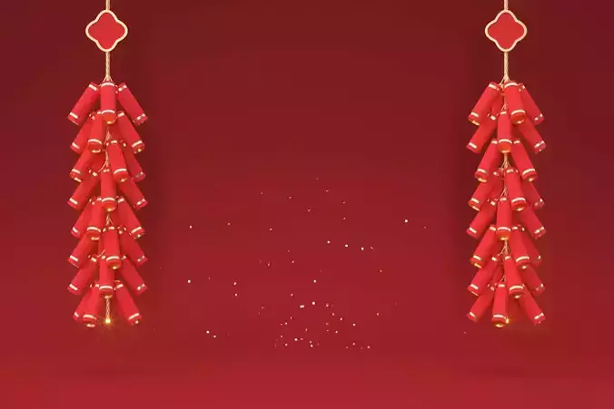 Red festive e-commerce promotion showcase scene 10