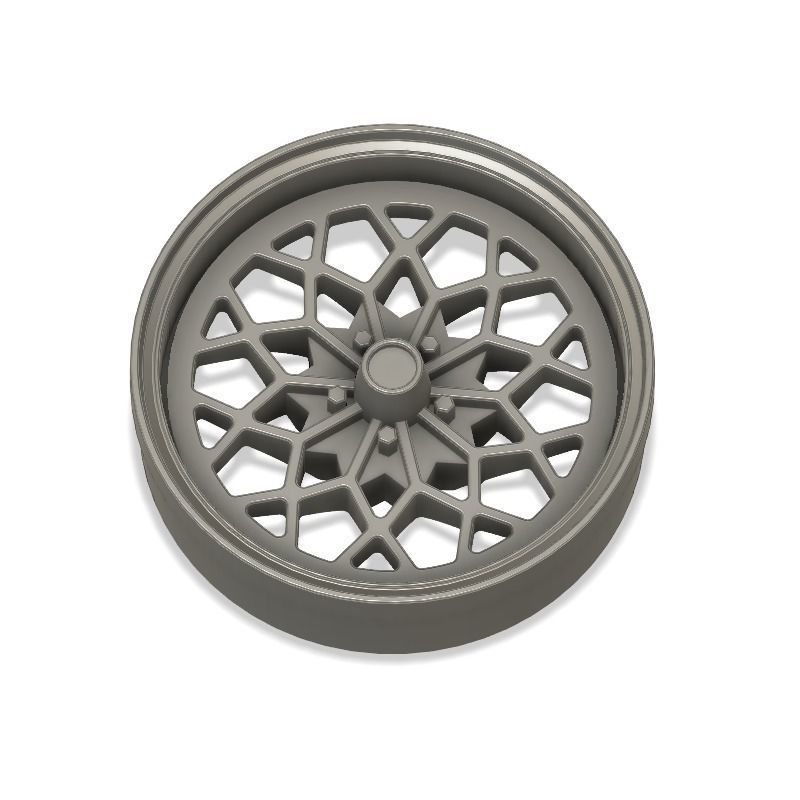 3D printable Trans Am Honeycomb wheel 3D print model_2