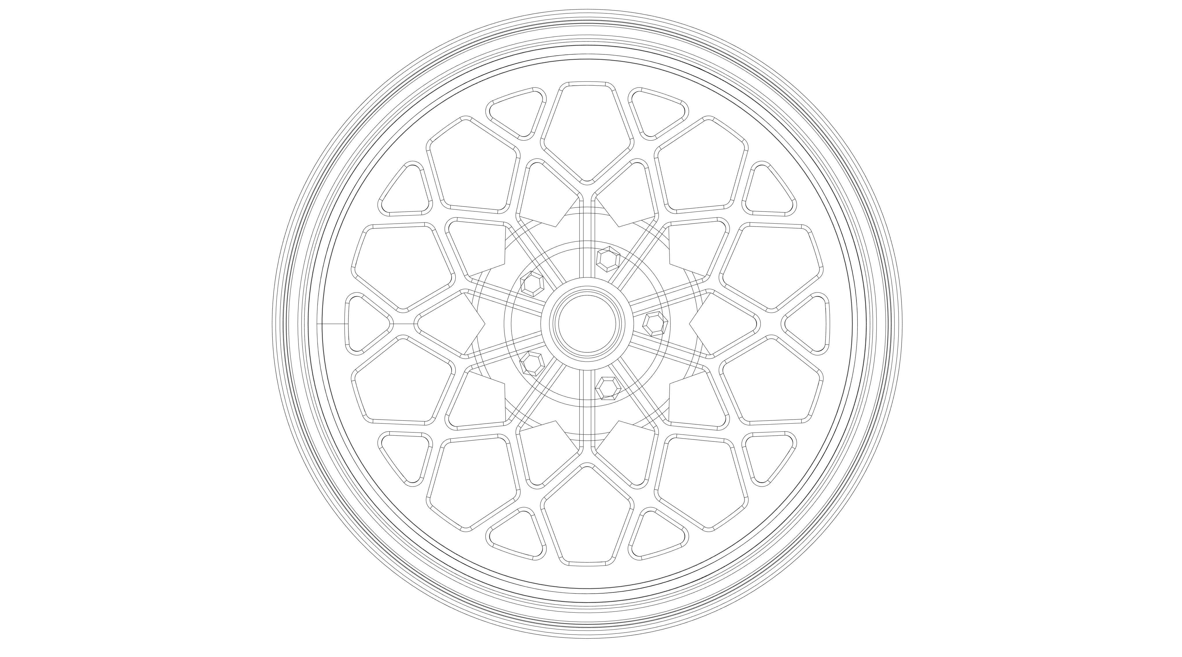 3D printable Trans Am Honeycomb wheel 3D print model_6