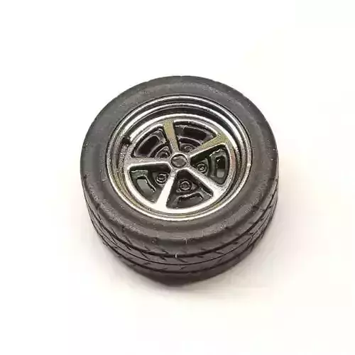 3d Printable Chevy SS vintage wheels - Hi poly 3D print model