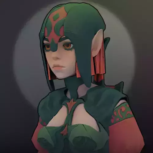 Nora the elf swordsman 