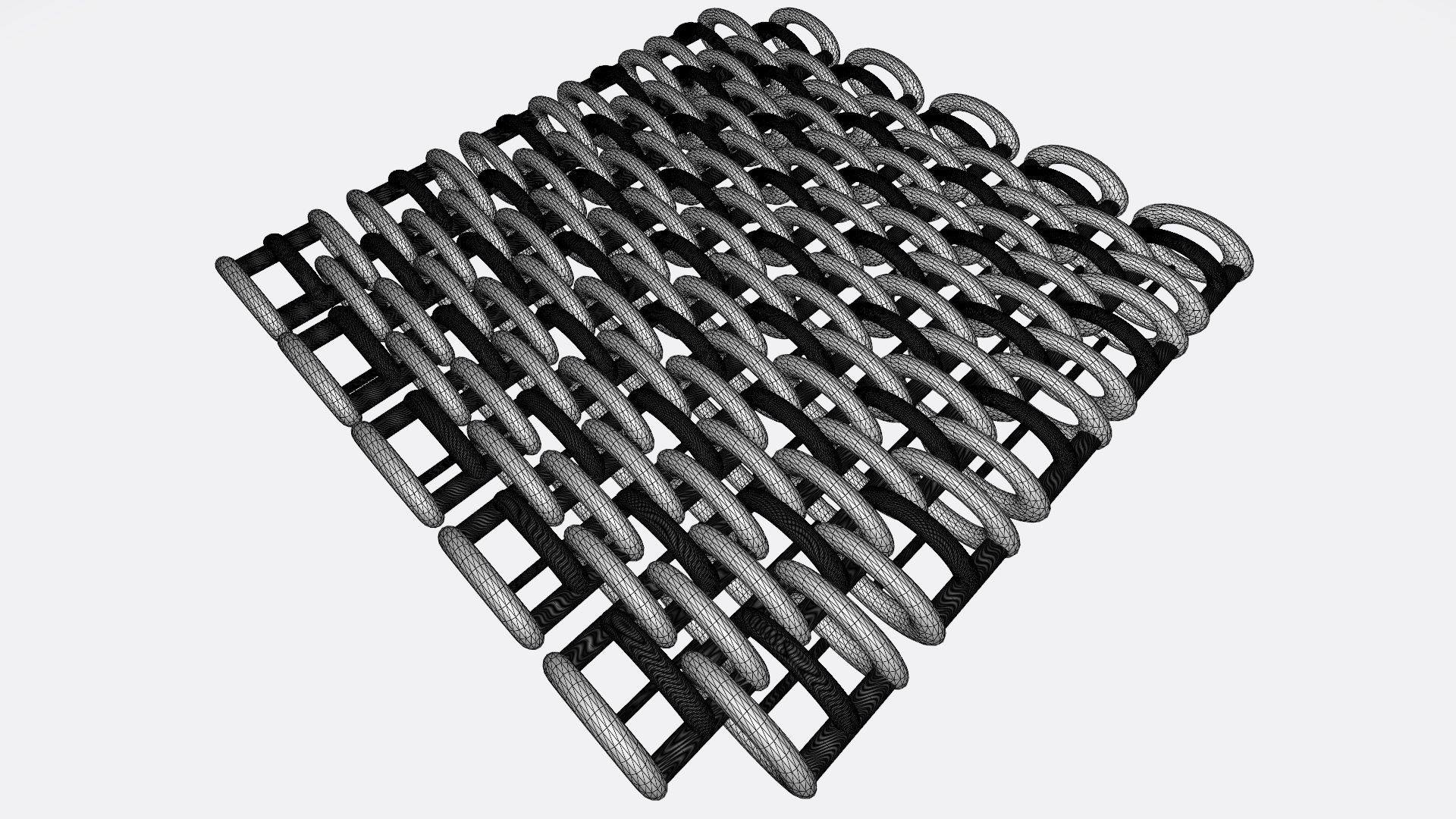 Medieval Chainmail 3D print model_5