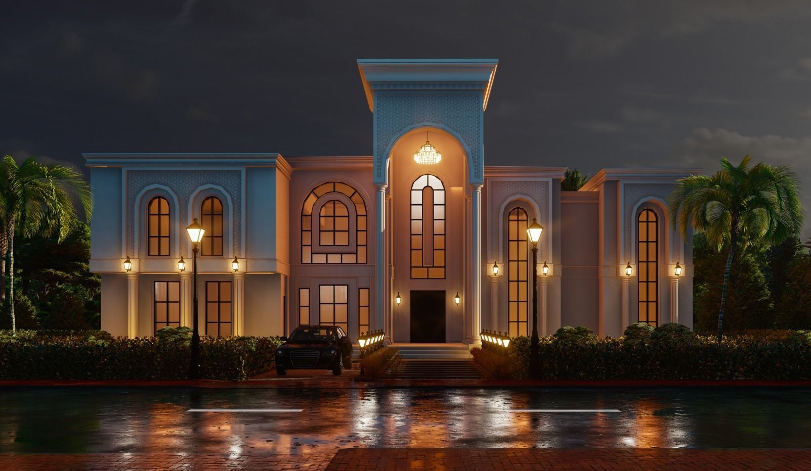 Classic Palace 3D model_3