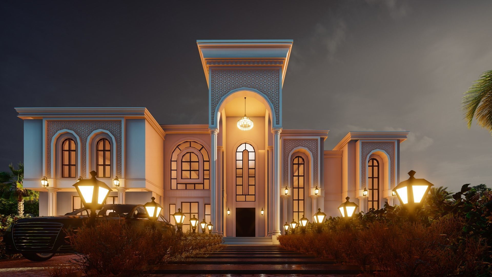 Classic Palace 3D model_1