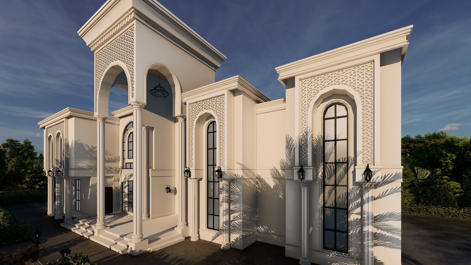 Classic Palace 3D model_7