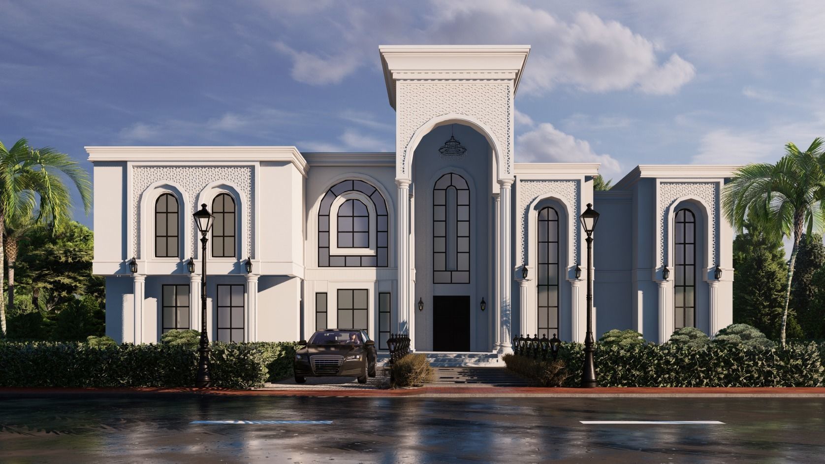 Classic Palace 3D model_4