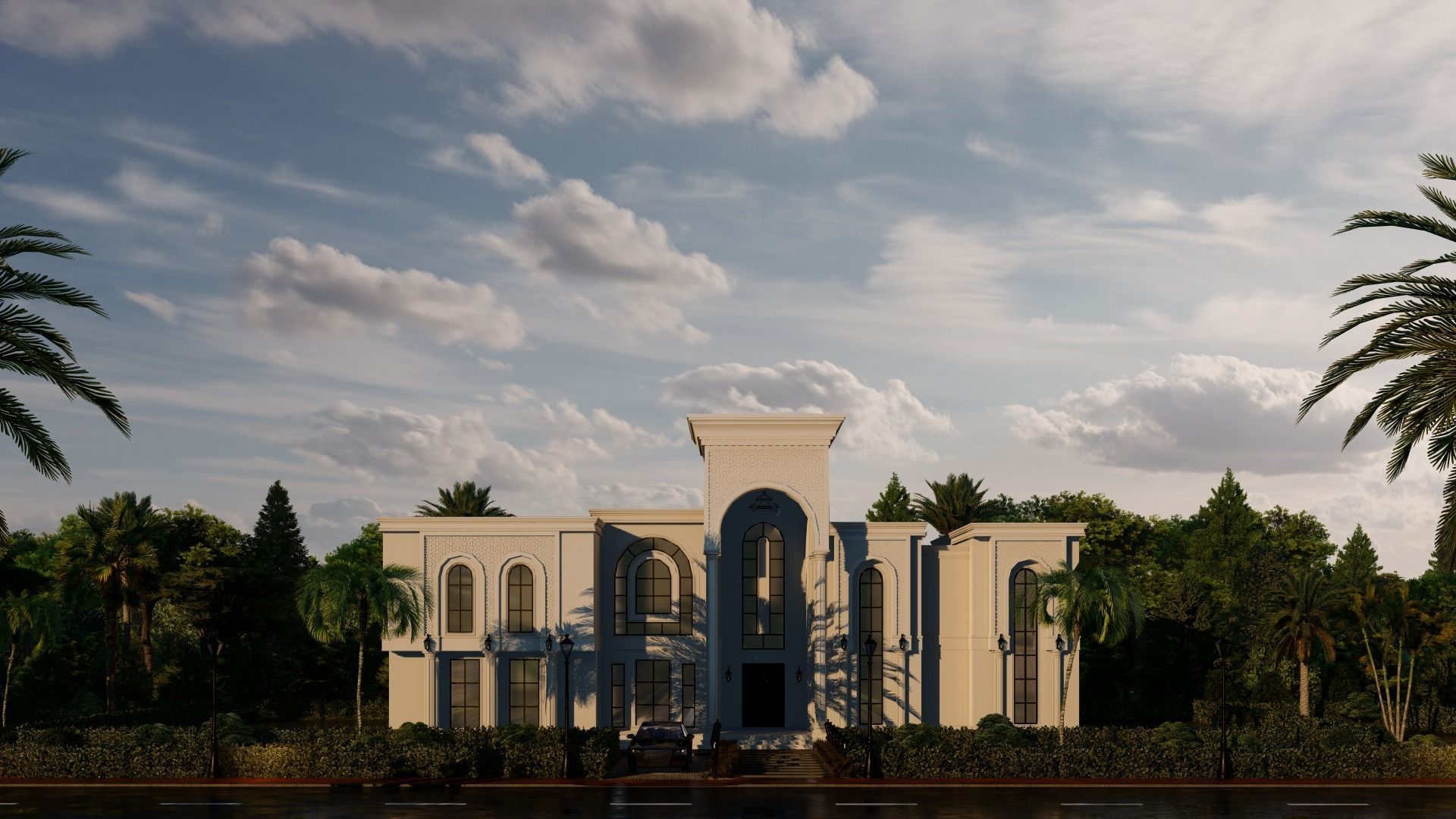 Classic Palace 3D model_9