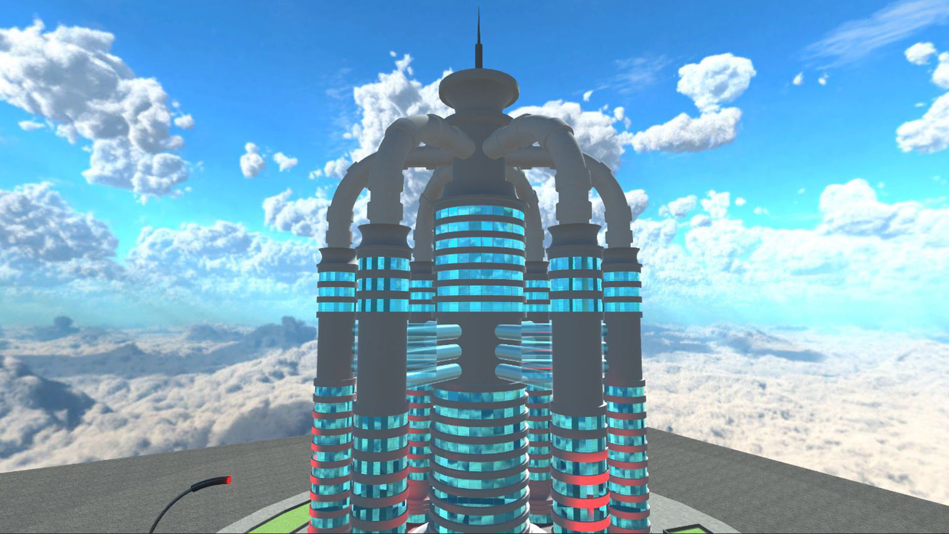 Sci-Fi Building 10 3D model_3