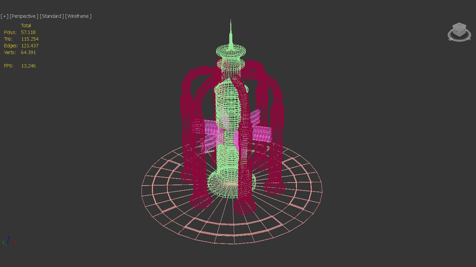 Sci-Fi Building 10 3D model_5