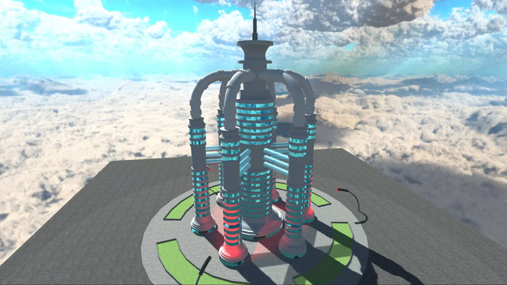 Sci-Fi Building 10 3D model_0