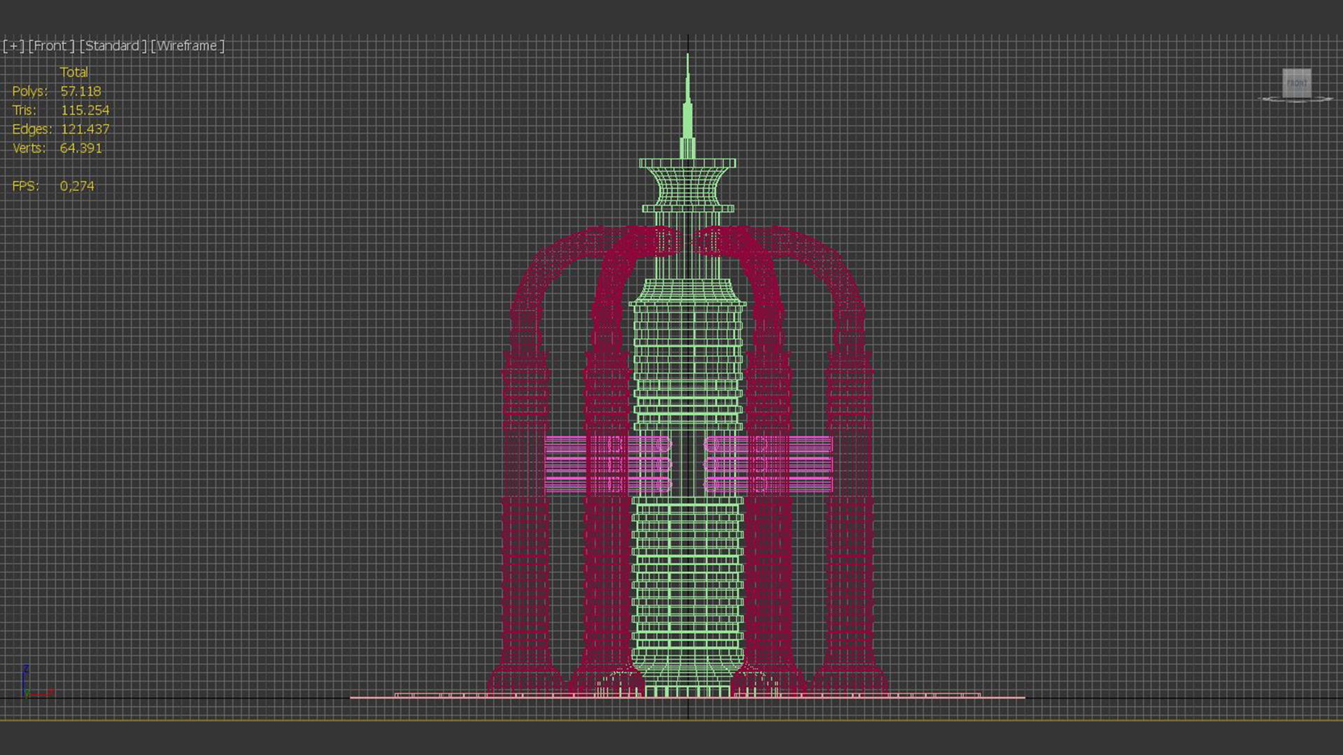 Sci-Fi Building 10 3D model_6