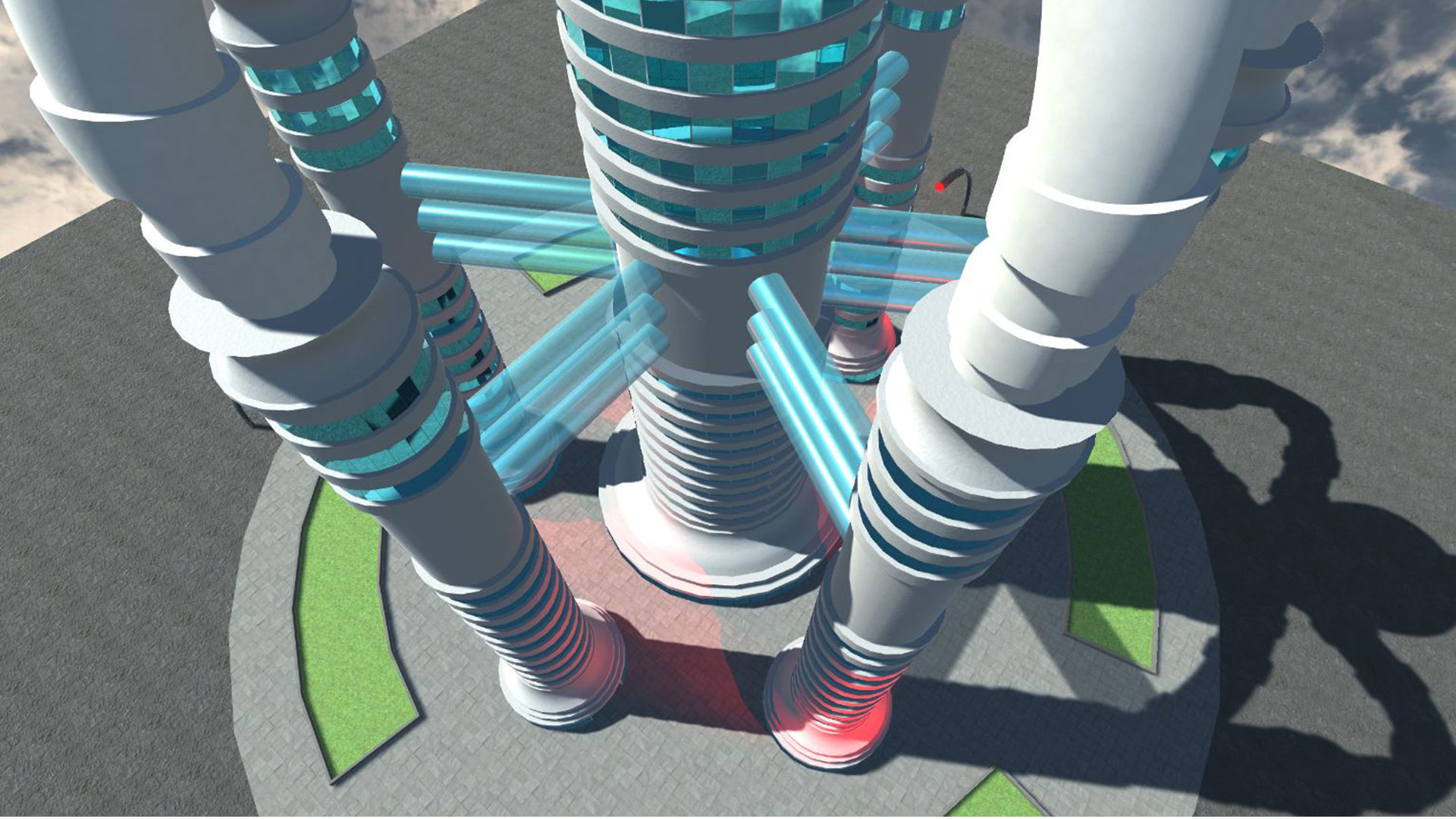 Sci-Fi Building 10 3D model_2