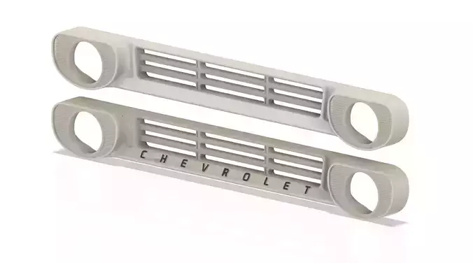 3d printable Chevy c10 1962 front grille 3D print model
