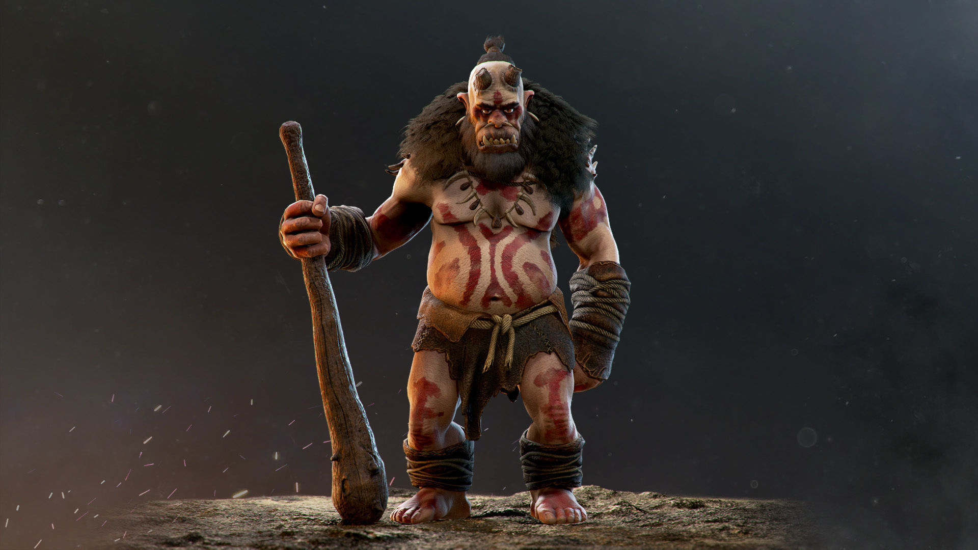 Ogre Cannibal Low-poly 3D model_4
