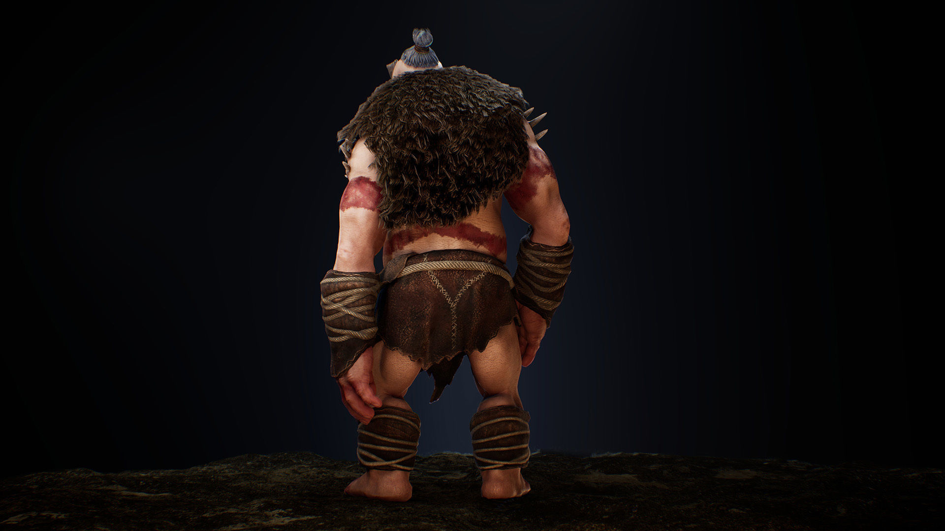 Ogre Cannibal Low-poly 3D model_18