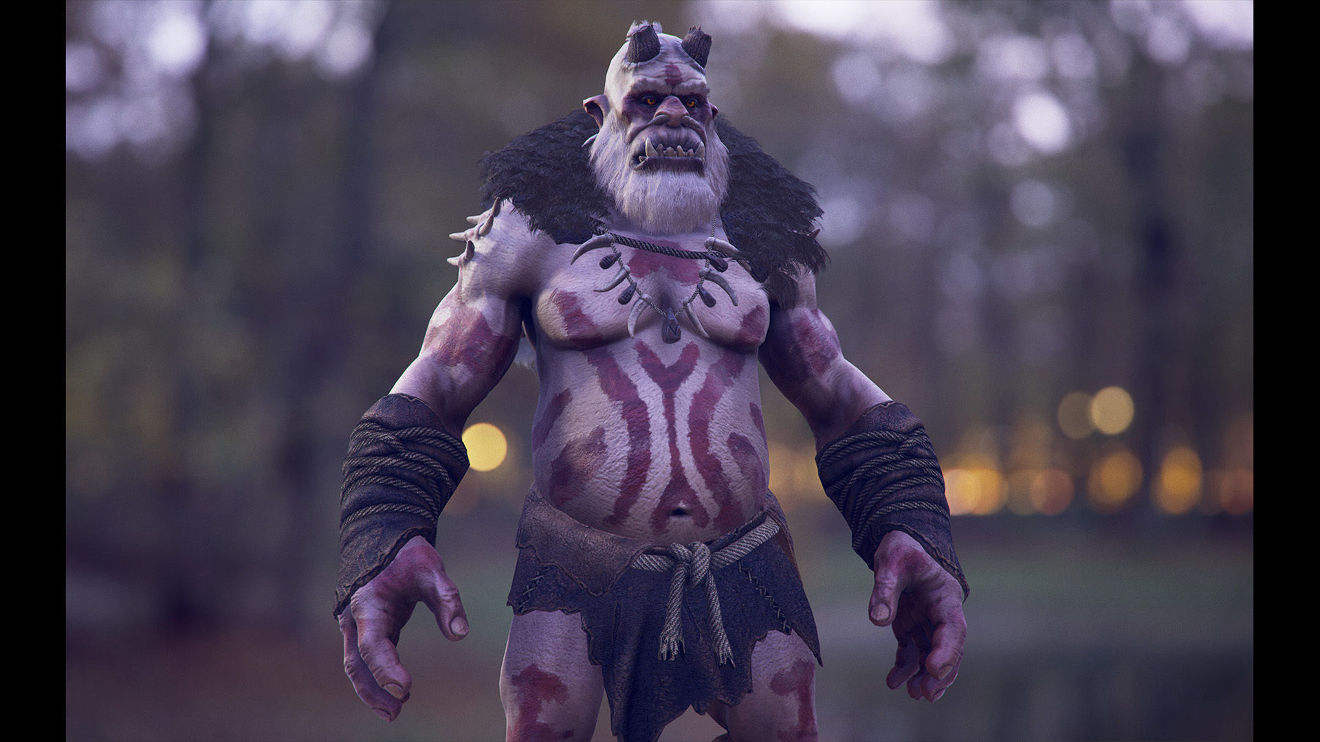 Ogre Cannibal Low-poly 3D model_15