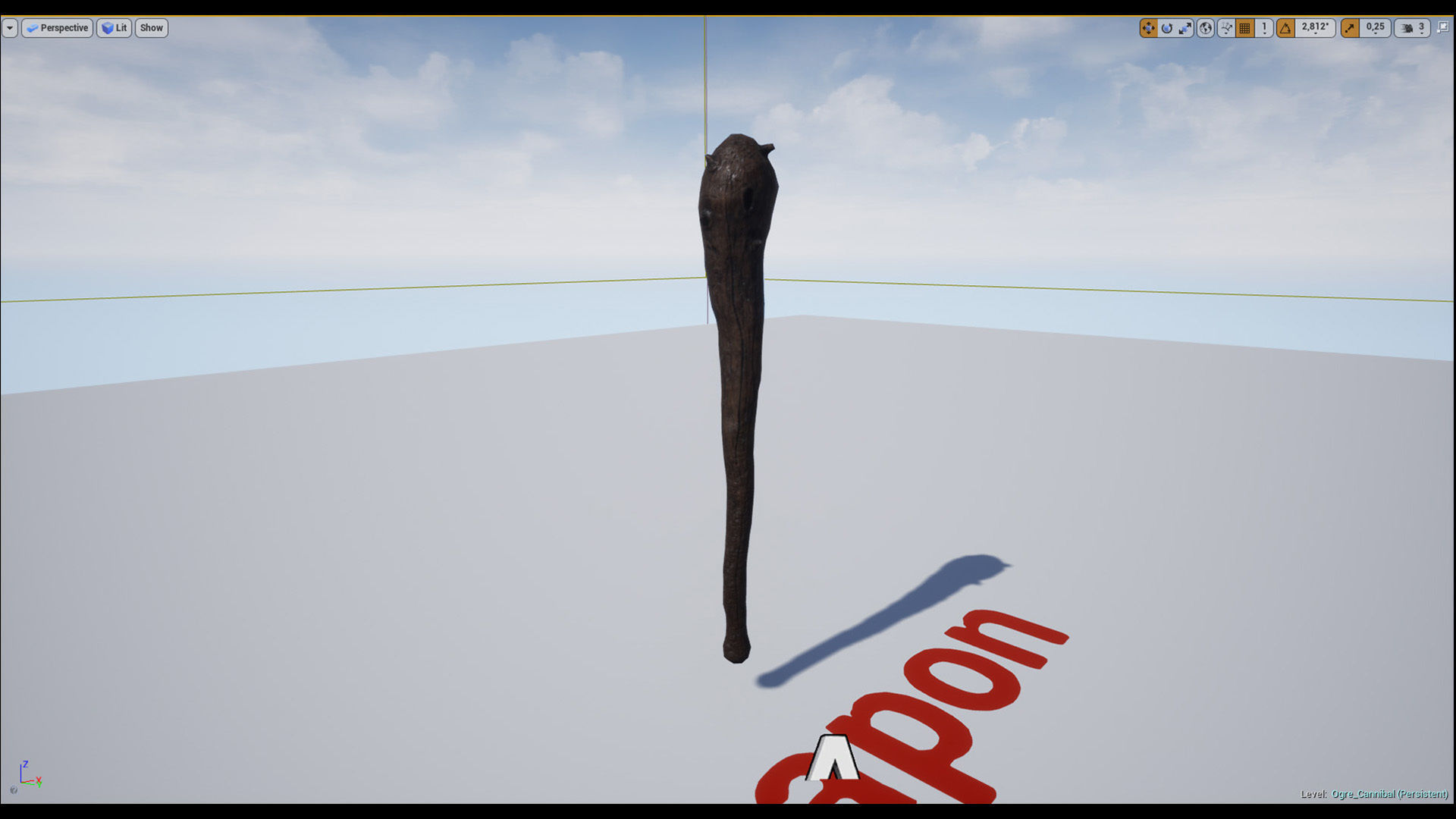 Ogre Cannibal Low-poly 3D model_24