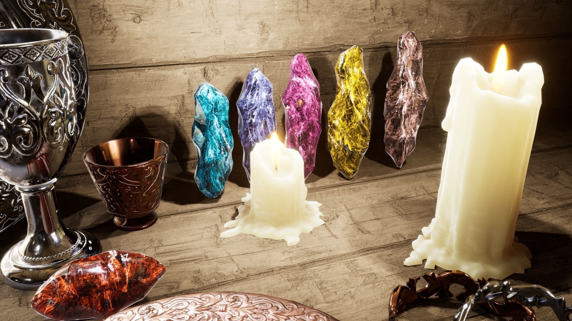 Treasures Pack Low-poly 3D model_4