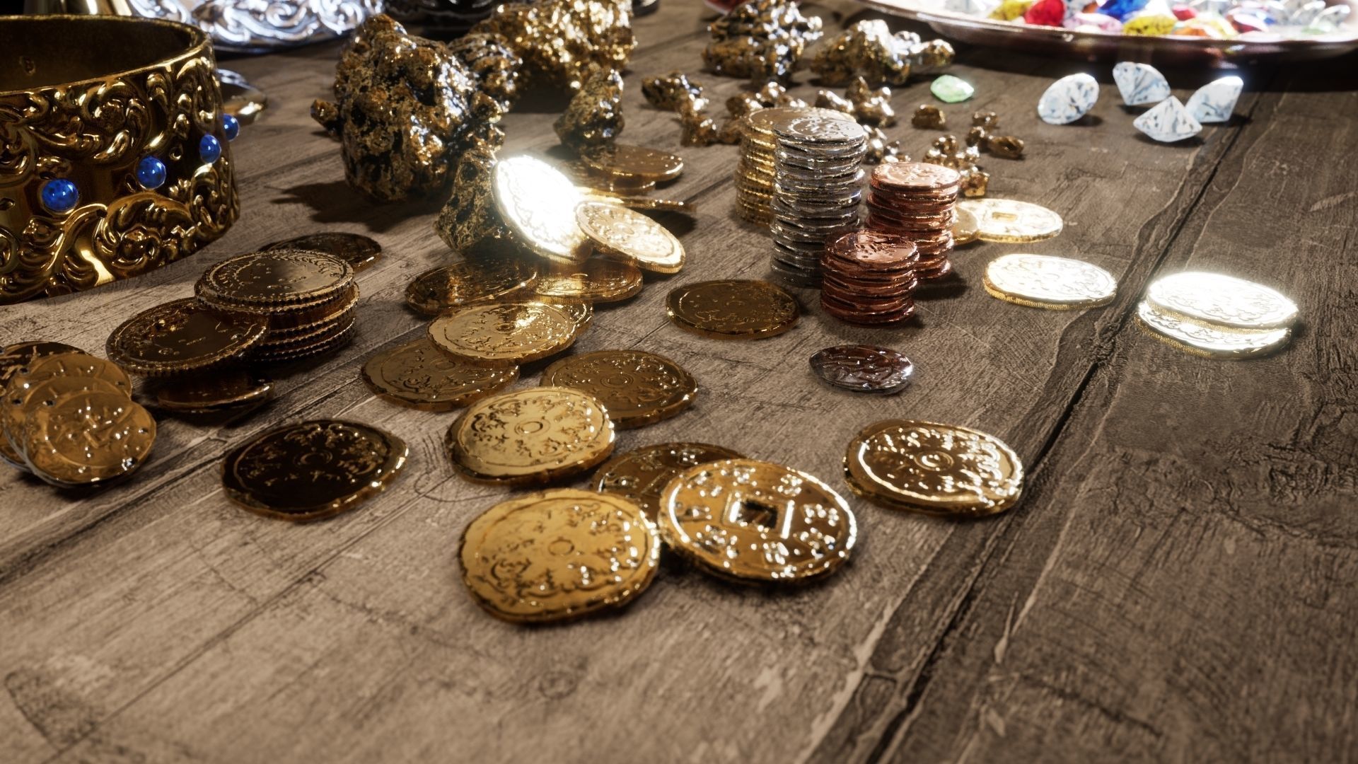 Treasures Pack Low-poly 3D model_3