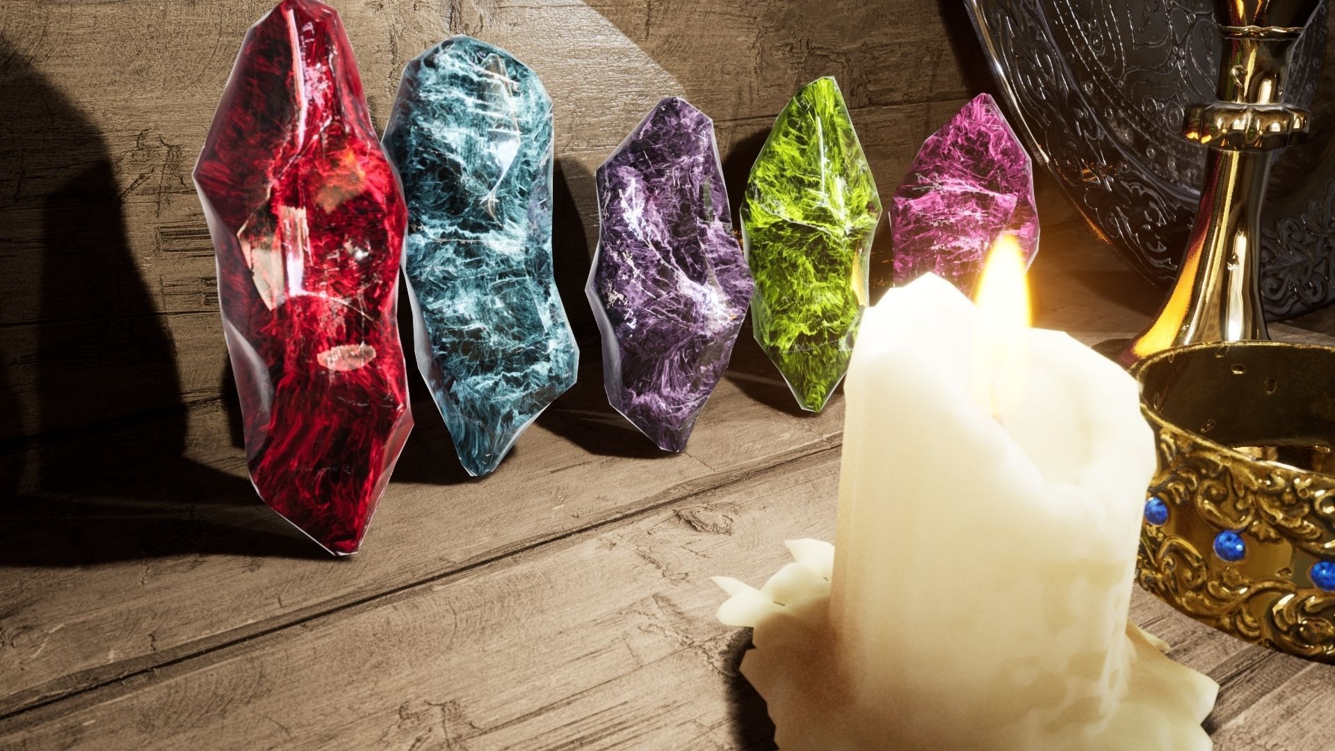 Treasures Pack Low-poly 3D model_8