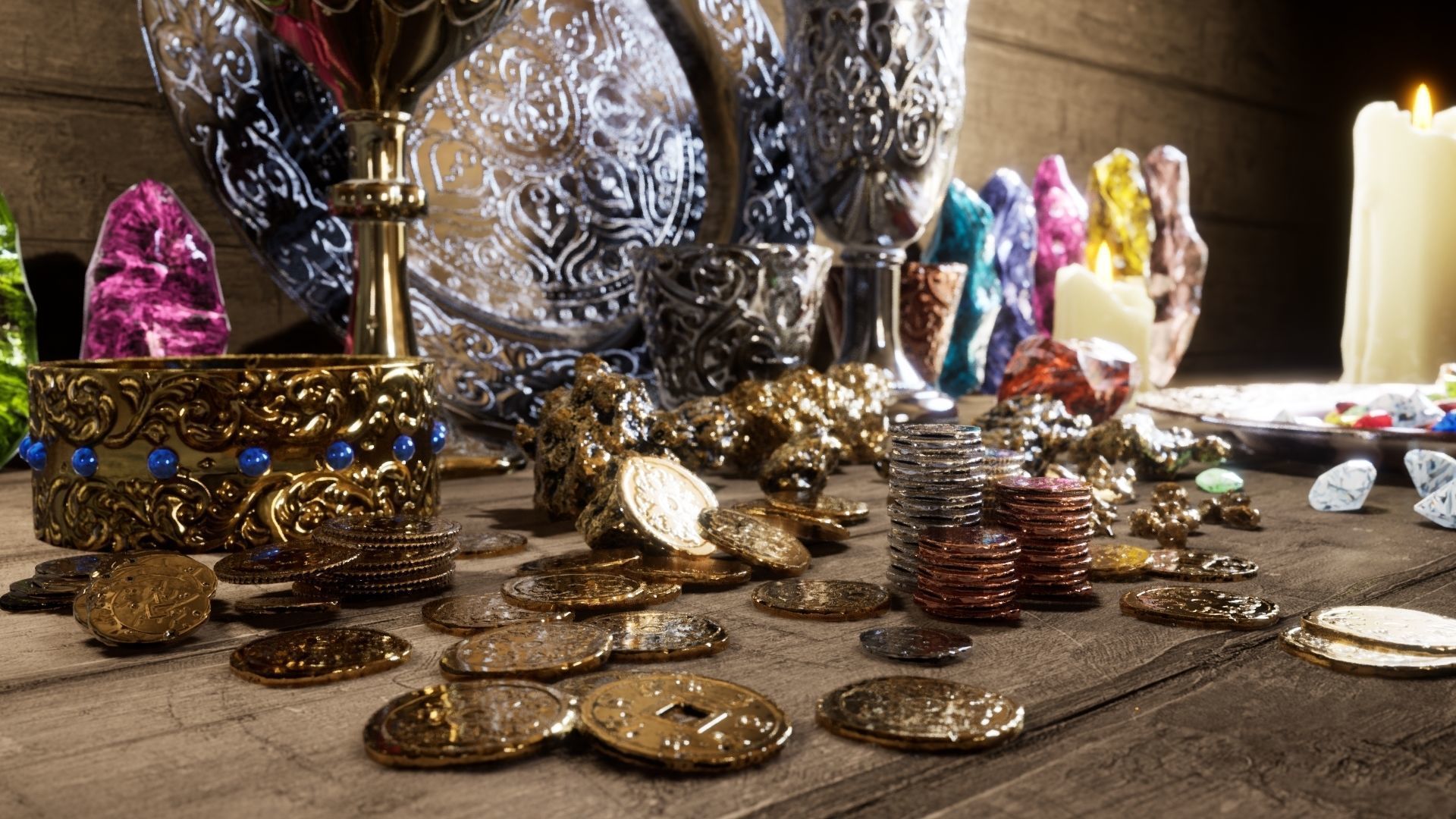 Treasures Pack Low-poly 3D model_2