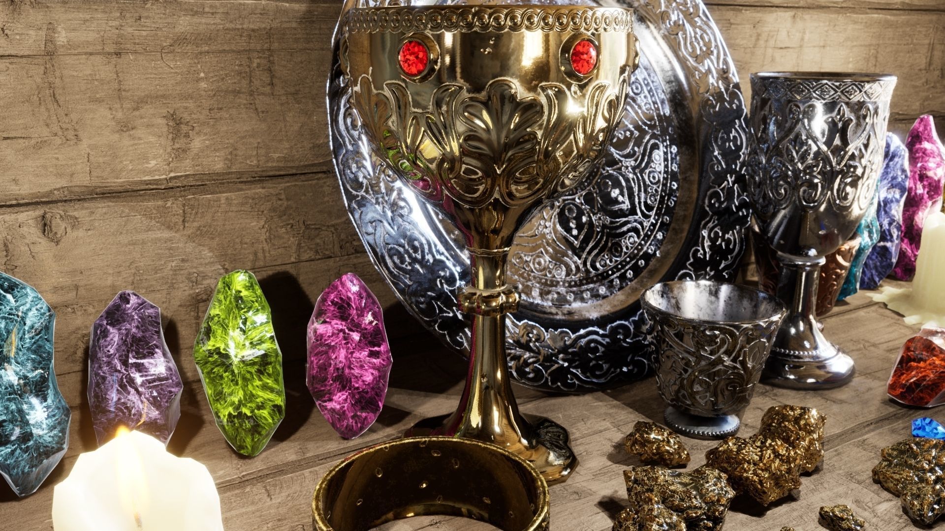 Treasures Pack Low-poly 3D model_9