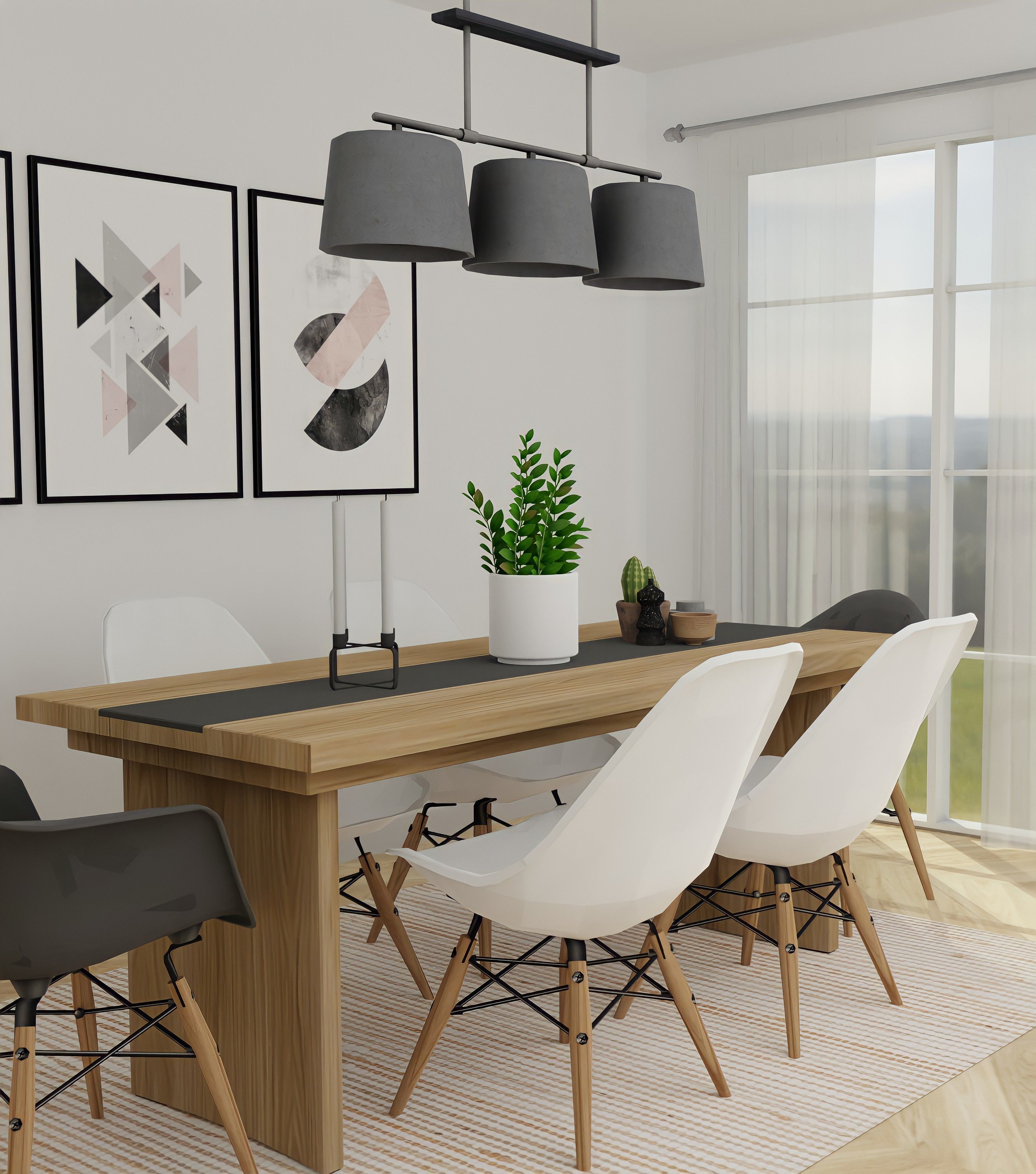 Dining Room 1 Blender Scene free 3D model CGTrader