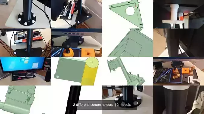 2 differend screen holders 