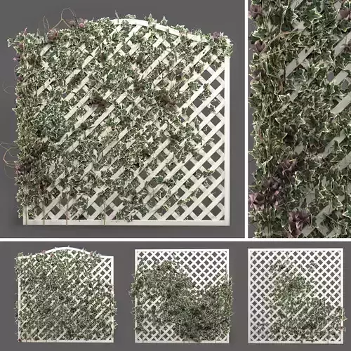 ivy grid panel 3D model