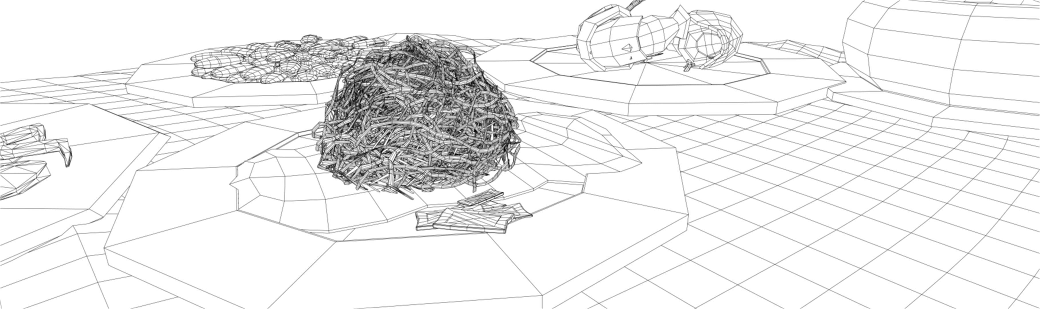 Chinese food Chinese food Table food fish lobster crab ham 3D model_9