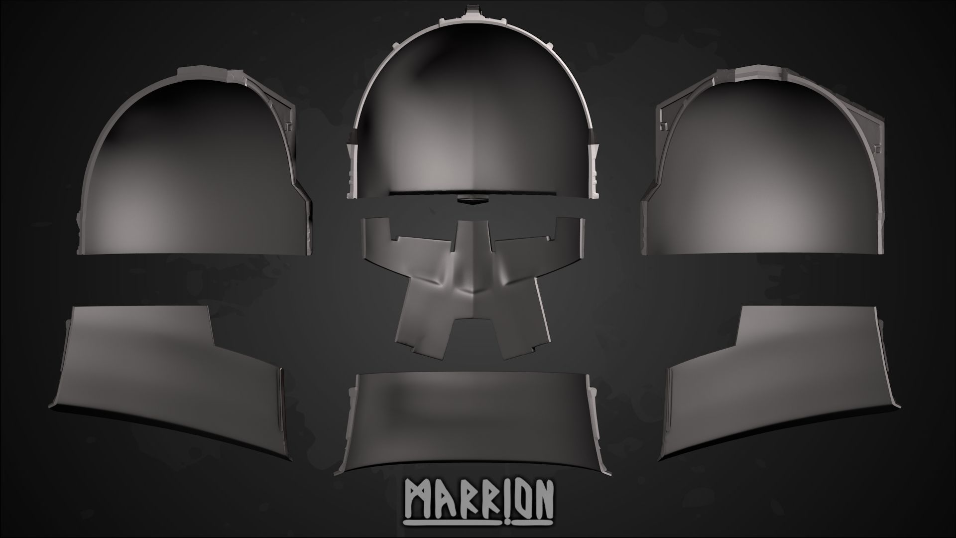Royal Guard Erebor Helmet LotR 3D print model_8